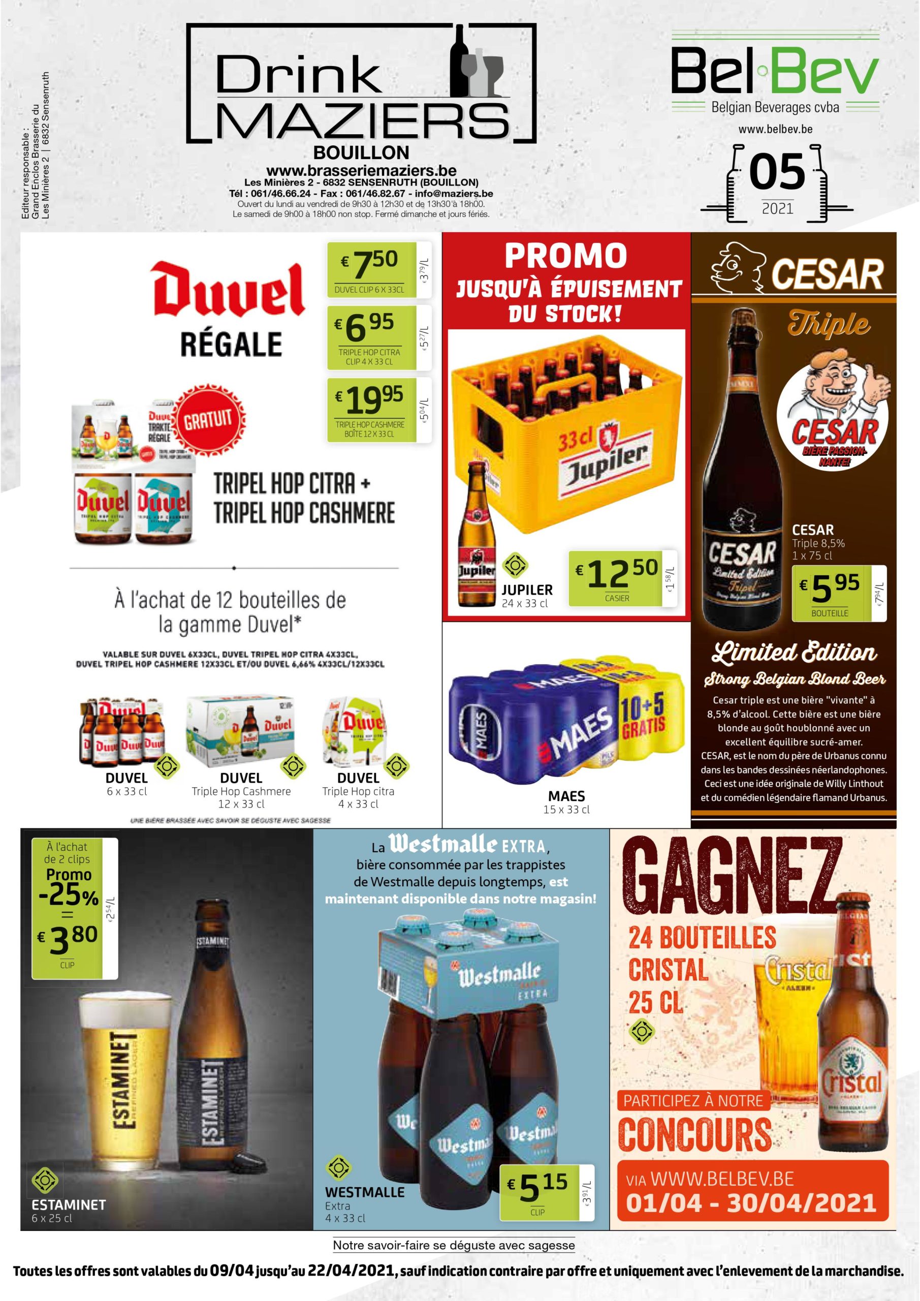 Maziers Promo Avril 1